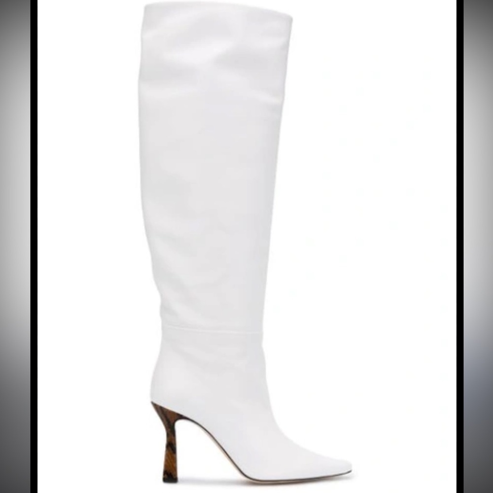 Wandler Lina Cream Knee High Boots
